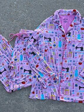 Nick & Nora pajamas set sewing women’s small
